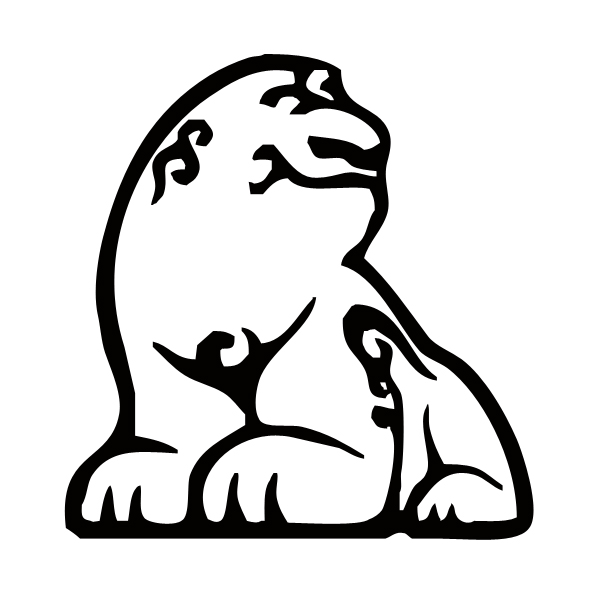 For middle school Kim traveled to Seoul and lived alone for a while. The lion is the figure of Seoul.